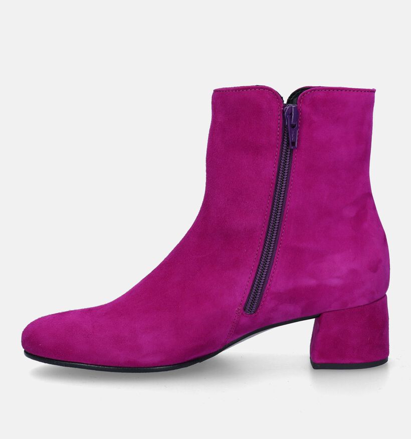 Gabor Best Fitting Bottines avec talon en Fuchsia pour femmes (331237) - pour semelles orthopédiques