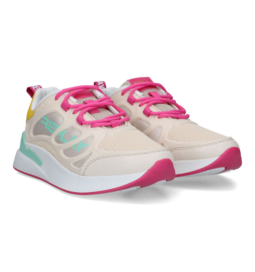 Replay Maze Beige Sneakers voor meisjes (321043)