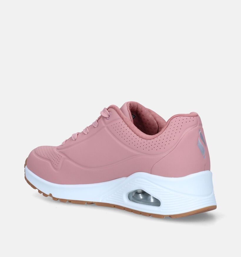 Skechers Uno Stand On Air Roze Sneakers voor dames (345153)