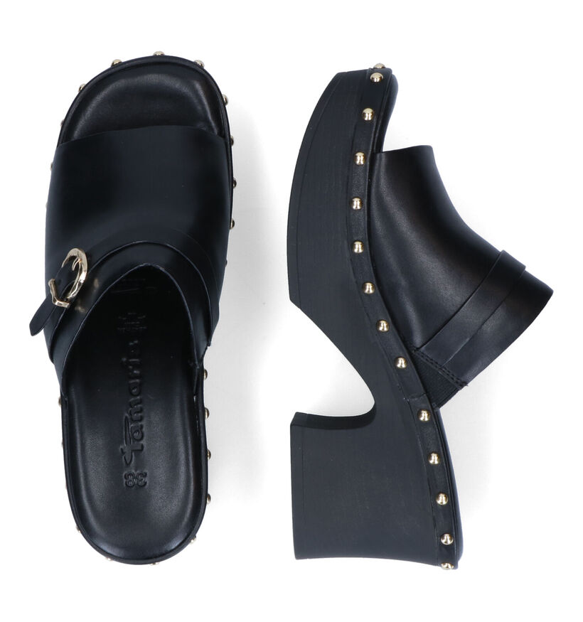 Tamaris Touch it Mules en Noir en cuir (309749)