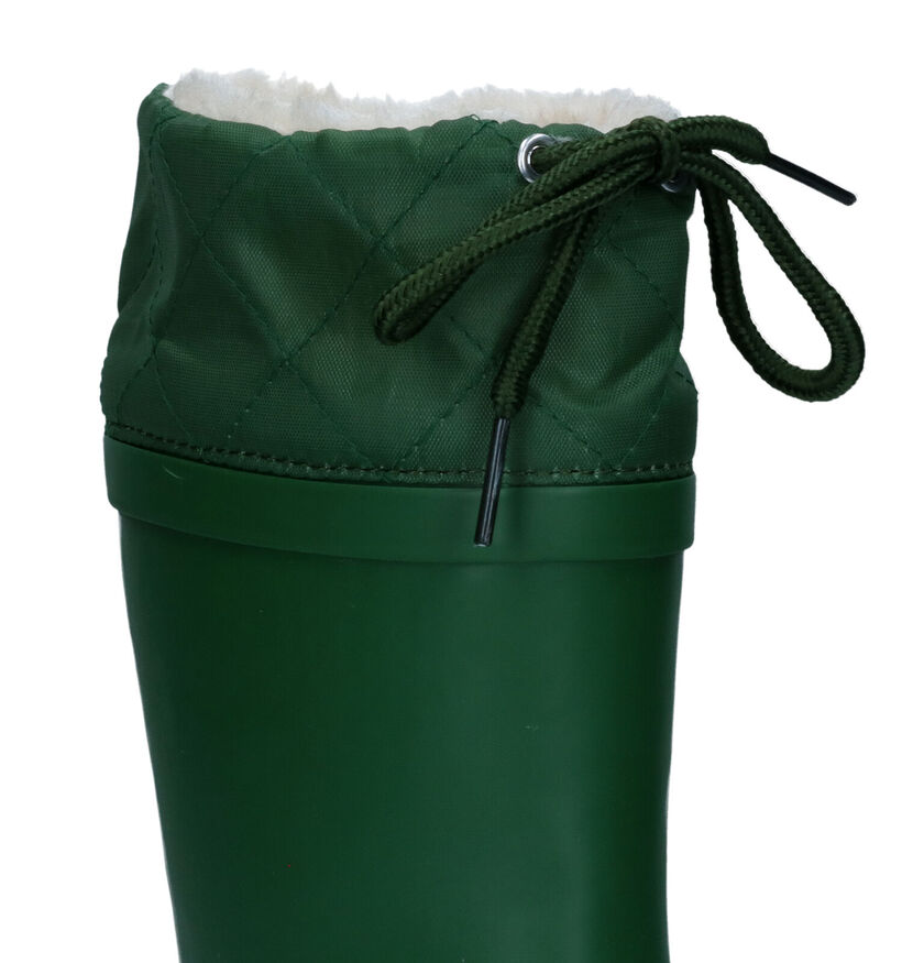 Xplor Rainboot Collar Bottes de pluie en Vert pour garçons (313343) - pour semelles orthopédiques