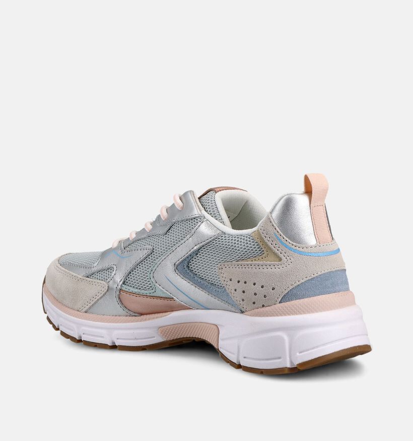 Gabor Zilveren/Roze Sneakers voor dames (368374) - geschikt voor steunzolen