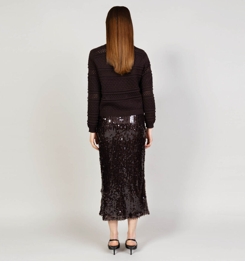 Vero Moda Leo Donkerbruine Trui voor dames (366121)