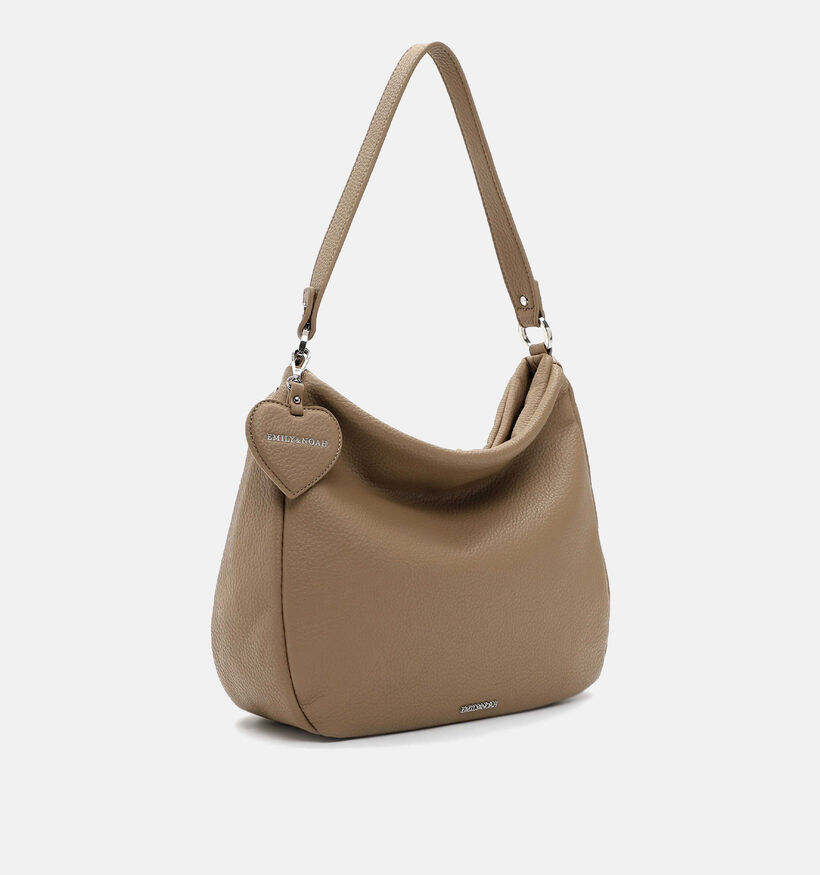 Emily & Noah Enie Taupe Schoudertas voor dames (355246)