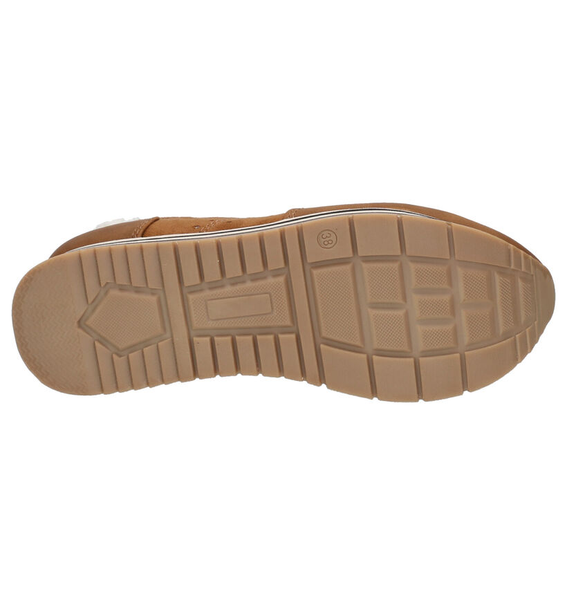 Youh! Cognac Veterschoenen in stof (255760)