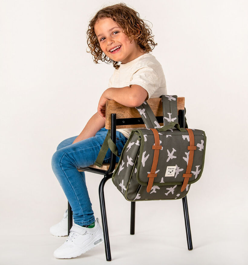 Kidzeoom Groene Boekentas voor meisjes, jongens (360005)