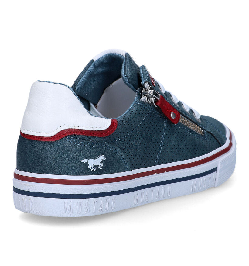 Mustang Blauwe Sneakers voor jongens (320598)