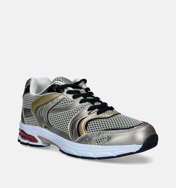 Shoecolate Sneakers Zwart/Goud/Zilver
