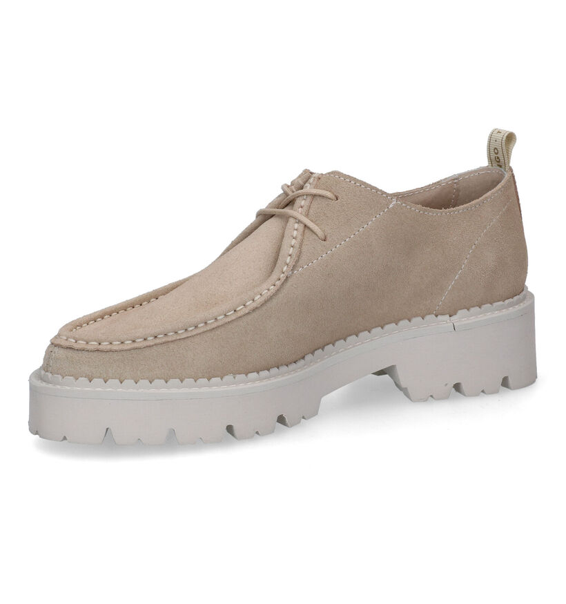 Tango Bee Bold Chaussures à lacets en Beige pour femmes (311841) - pour semelles orthopédiques