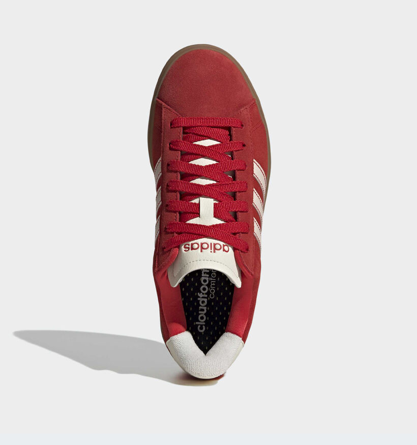 adidas Grand Court 2.0 Baskets en Rouge pour femmes (365426) - pour semelles orthopédiques