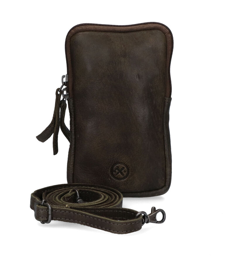 Hide & Stitches Okergeel Telefoontasje voor dames (333149)