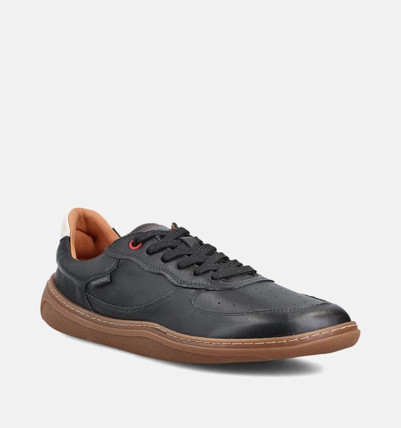 Pikolinos Aranjuez Zwarte Veterschoenen voor heren (373350) - geschikt voor steunzolen