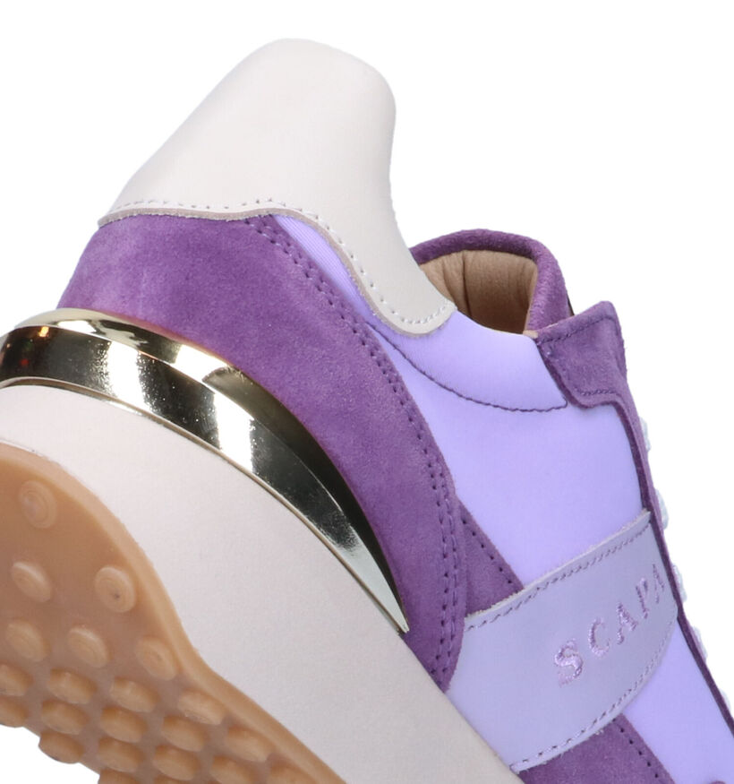 Scapa Baskets casual en Violet pour femmes (323764) - pour semelles orthopédiques