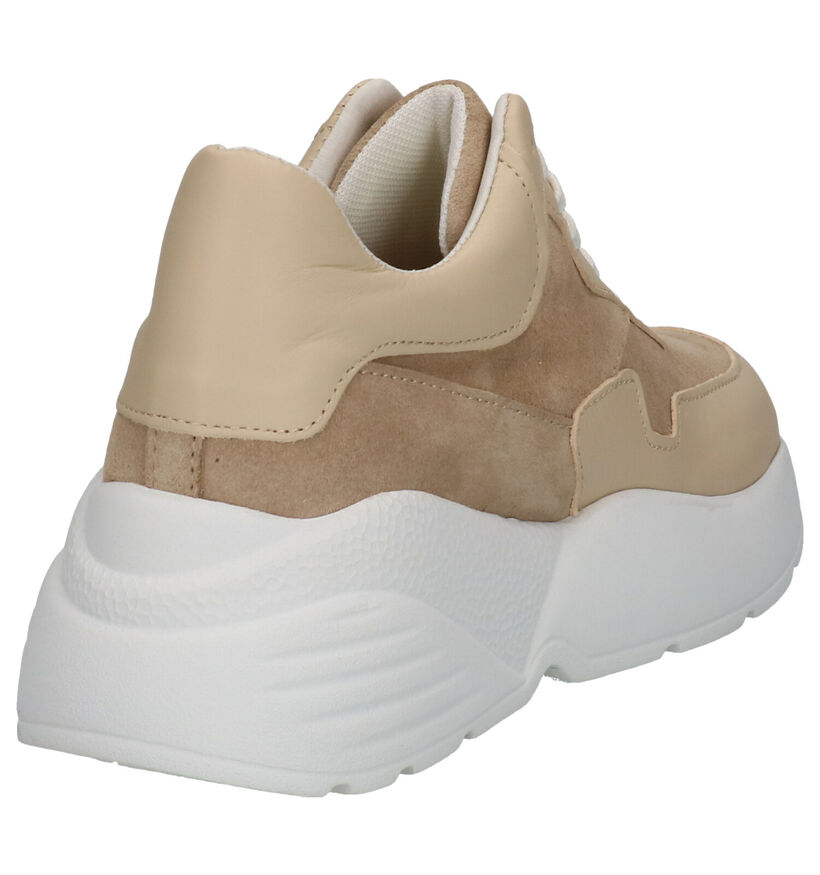 Via Limone Baskets casual en Cognac en daim (264967)