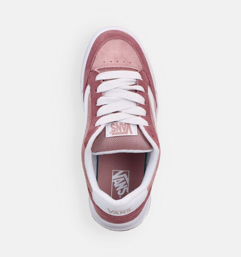 Vans Hylane Baskets en Rose/Blanc pour filles (368971)