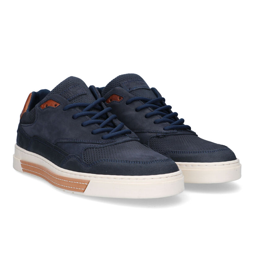 Bullboxer Chaussures à lacets en Bleu pour hommes (323412) - pour semelles orthopédiques