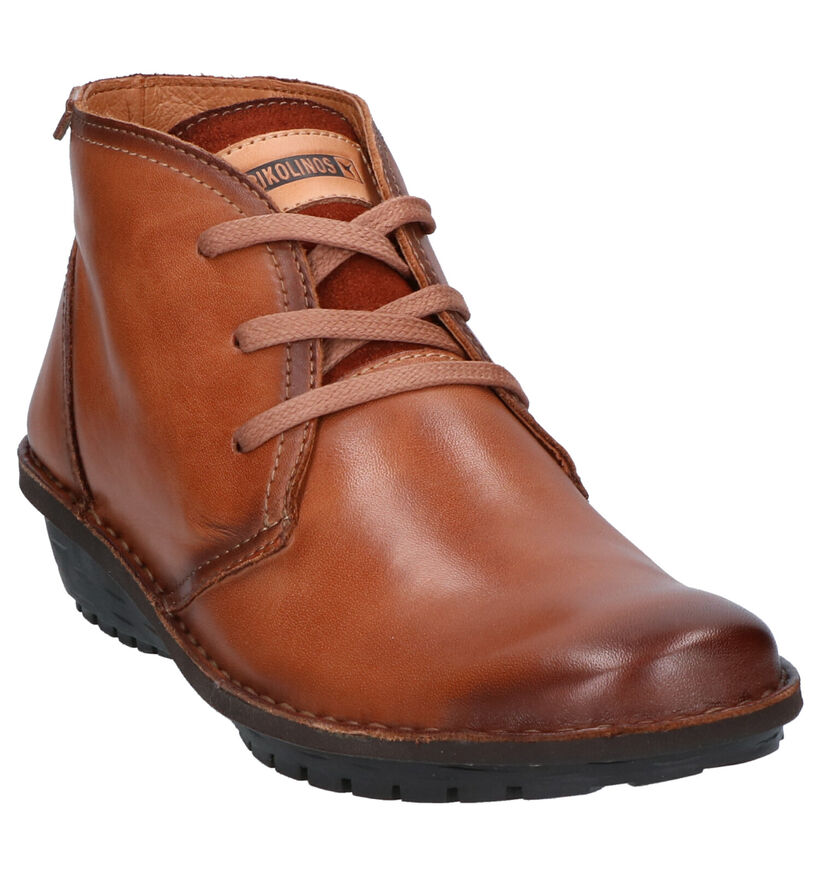 Pikolinos Wabana Cognac Hoge Schoenen in leer (261453)