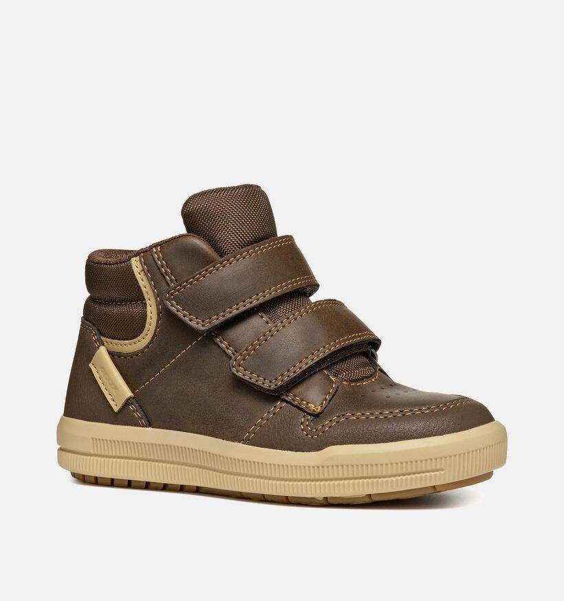 Geox Arzach Chaussures à velcro en Marron pour garçons (344559) - pour semelles orthopédiques