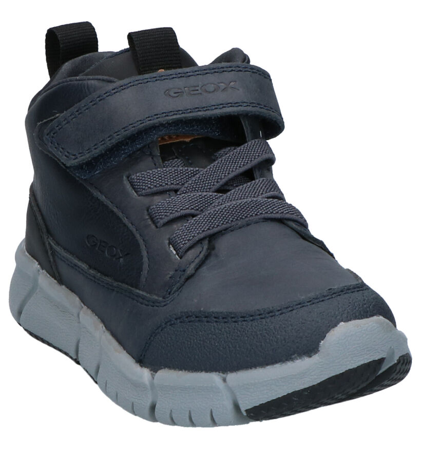 Geox Chaussures hautes en Bleu foncé en cuir (254534)