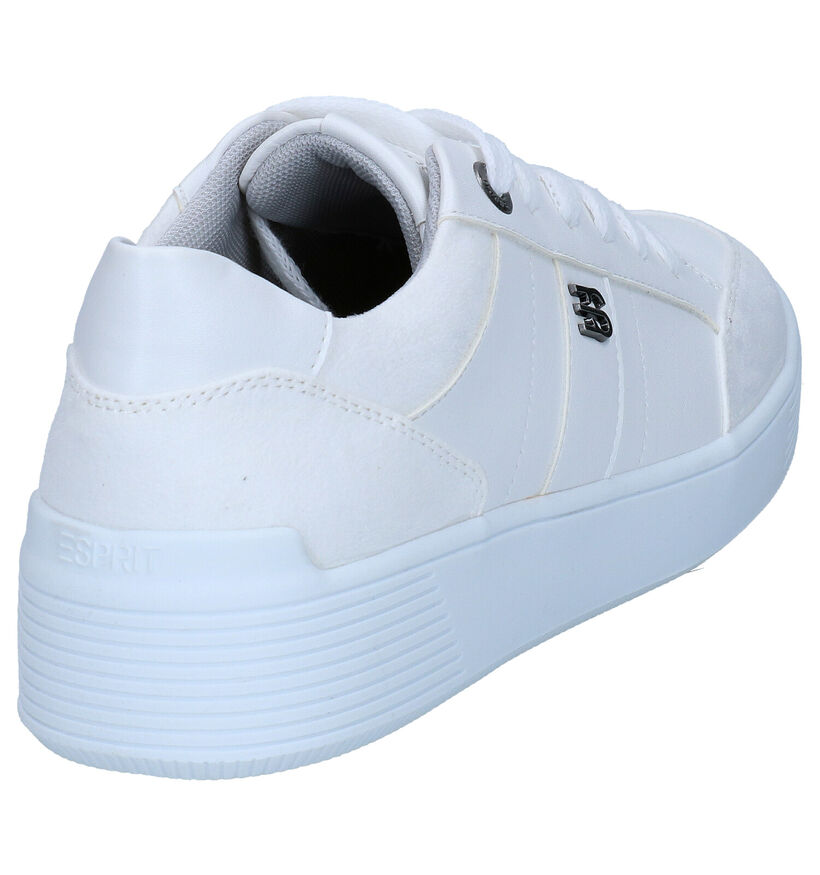 Esprit Agnes Chaussures à lacets en Blanc en simili cuir (285154)