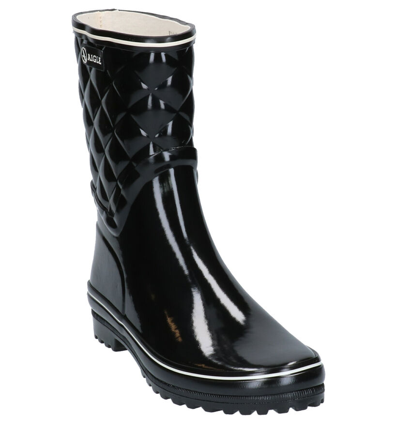 Aigle Bottes de pluie en Noir en caoutchouc (263402)