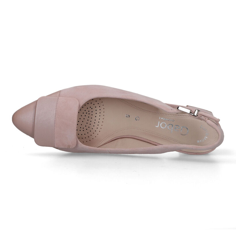 Gabor Soft Move Roze Pumps in daim (323233)