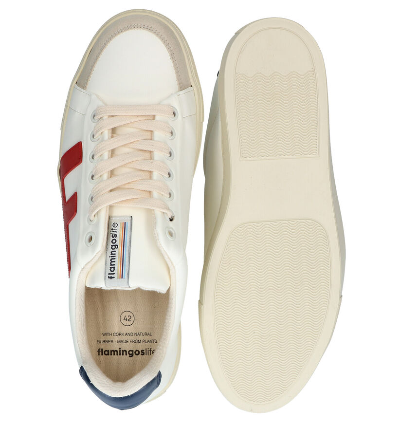 Flamingos' Life Classic 70 Ecru Sneakers in kunstleer (299856)