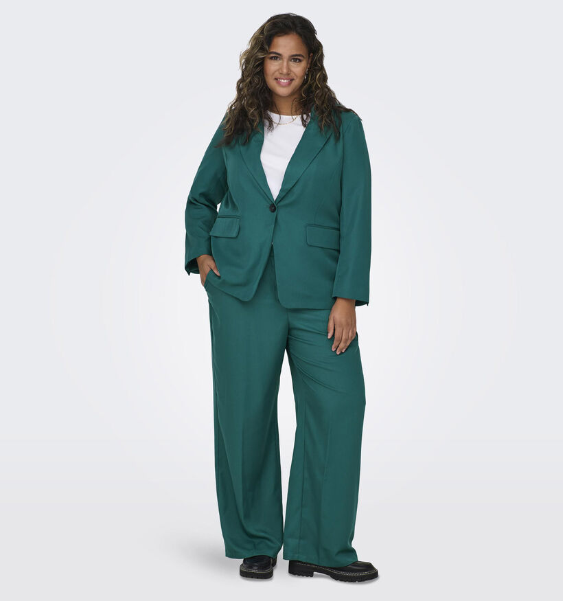 Only Carmakoma New Frey Groene Blazer voor dames (342984)