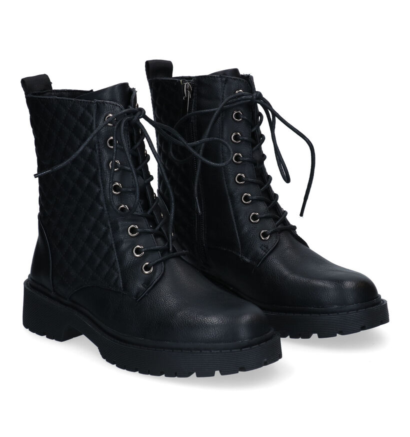 Signatur Boots à lacets en Noir pour femmes (294907)