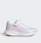 adidas RunFalcon 5 Witte/Roze Sneakers voor meisjes (359685) - geschikt voor steunzolen