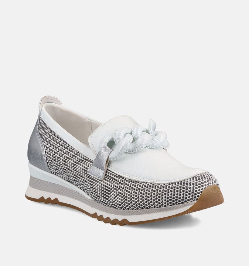 Marco Tozzi Witte Mocassins voor dames (367955) - geschikt voor steunzolen