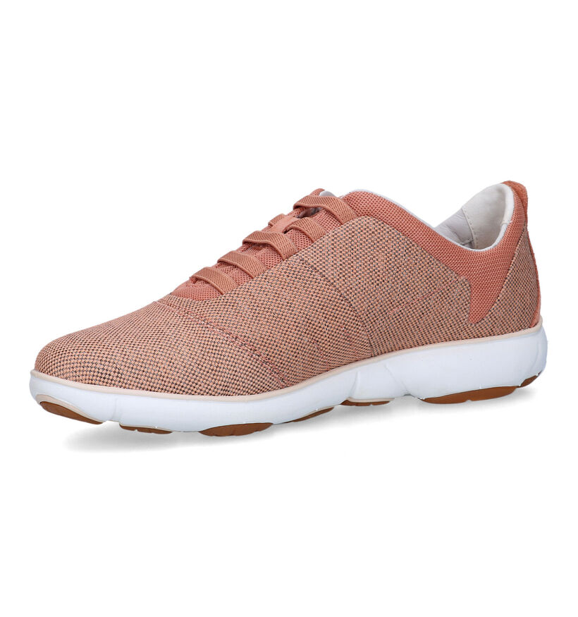 Geox Nebula Baskets en Orange pour femmes (326693) - pour semelles orthopédiques