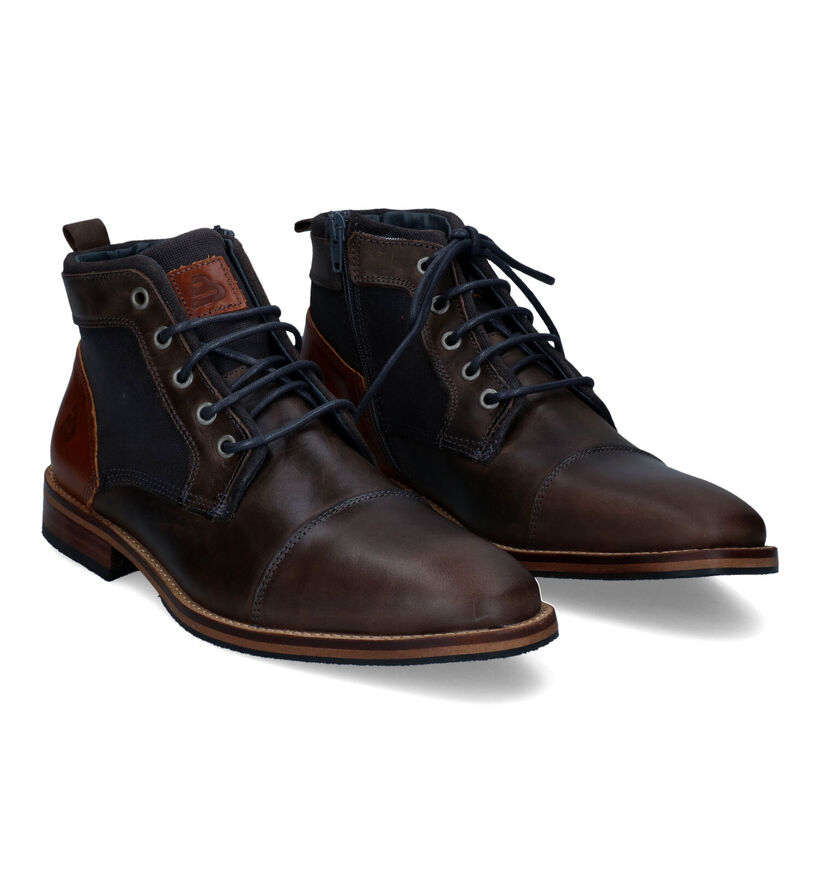 Bullboxer Chaussures classiques en Gris foncé pour hommes (313086) - pour semelles orthopédiques