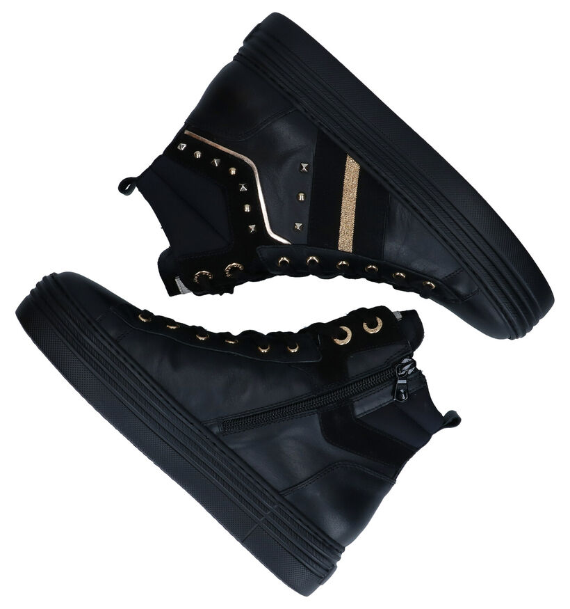 NeroGiardini Baskets montantes en Noir en cuir (296642)