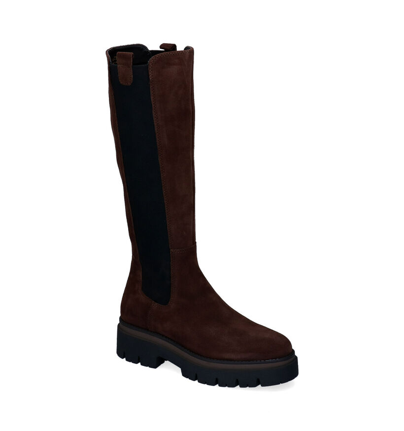 Tamaris Touch it Bruine Laarzen in nubuck (300124)