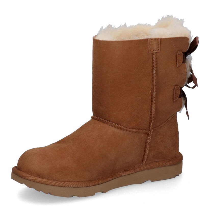 UGG Bailey Bow II Bottes en Cognac en daim (294874)