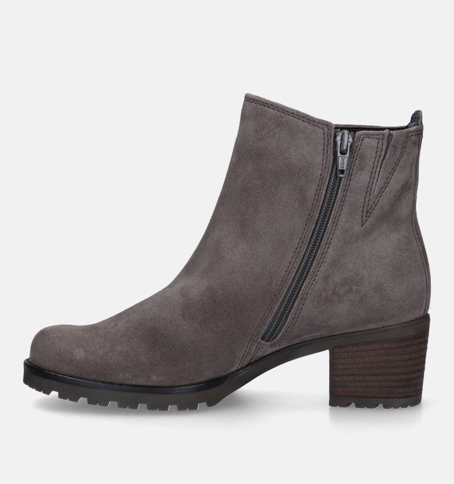 Gabor Comfort Taupe Suede Enkellaarsjes Dames Enkellaarsjes Online op TORFS.BE