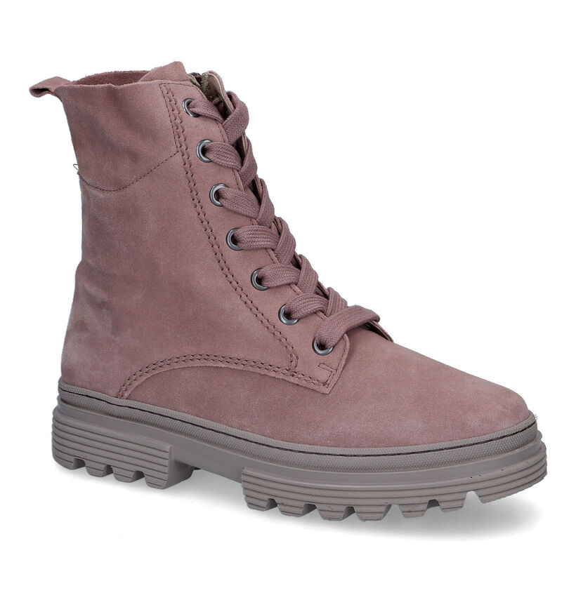 Gabor OptiFit Bottines en Rose en daim (316914)