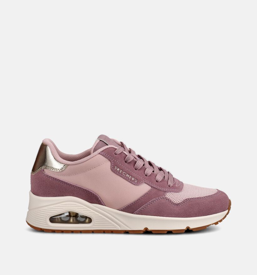 Skechers Uno Roze Sneakers voor dames (367845) - geschikt voor steunzolen