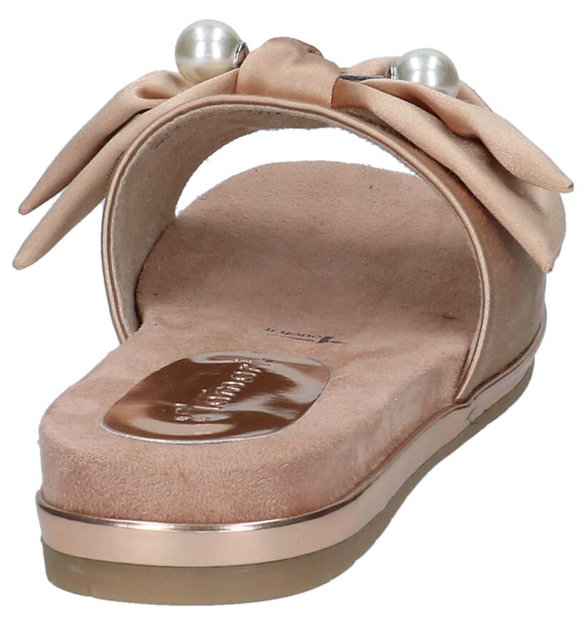 Tamaris Touch it Roze Slippers in stof (214270)