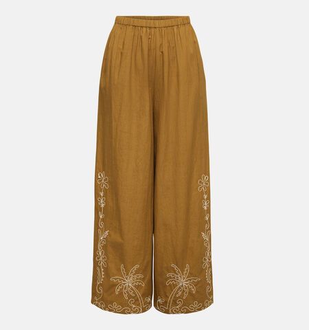 JDY Broeken Zwart/Bruin