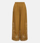 JDY Eliza L32 Pantalon en Marron/Jaune pour femmes (365288)