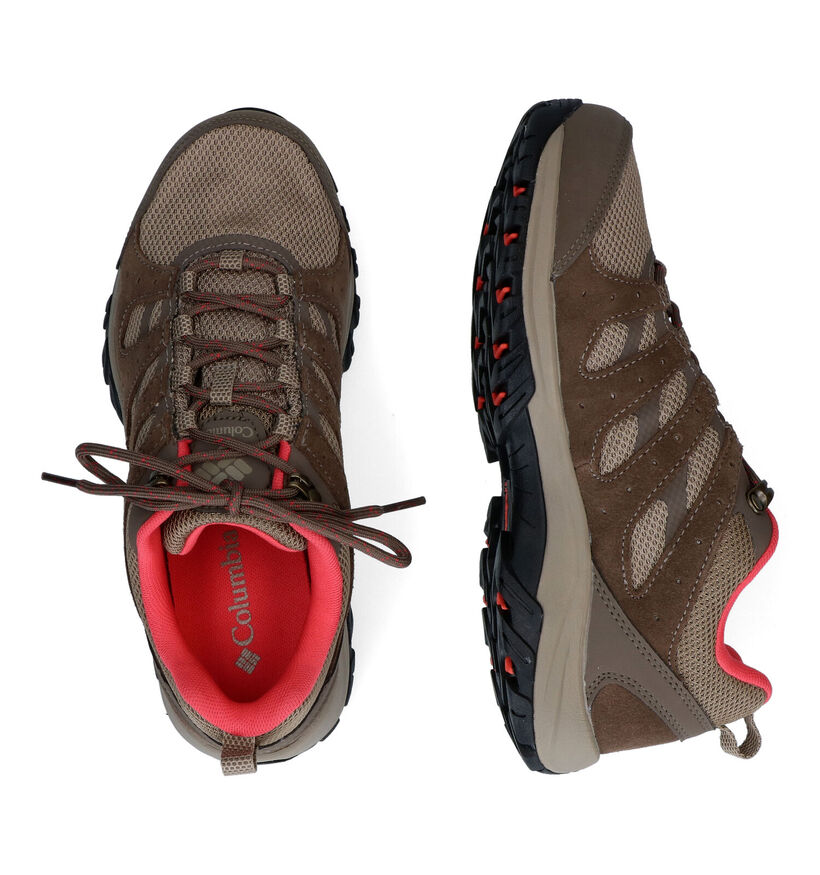 Columbia Redmond III WP Chaussures de marche en Brun pour femmes (303809) - pour semelles orthopédiques
