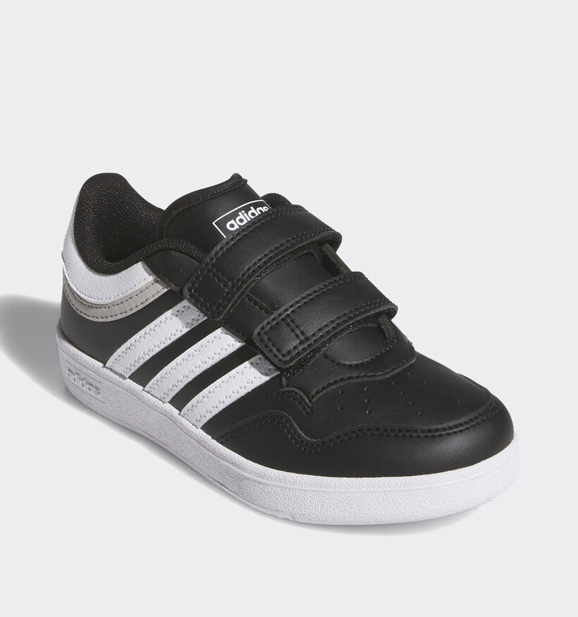 adidas Hoops 4.0 Zwarte Sneakers voor jongens, meisjes (362468)