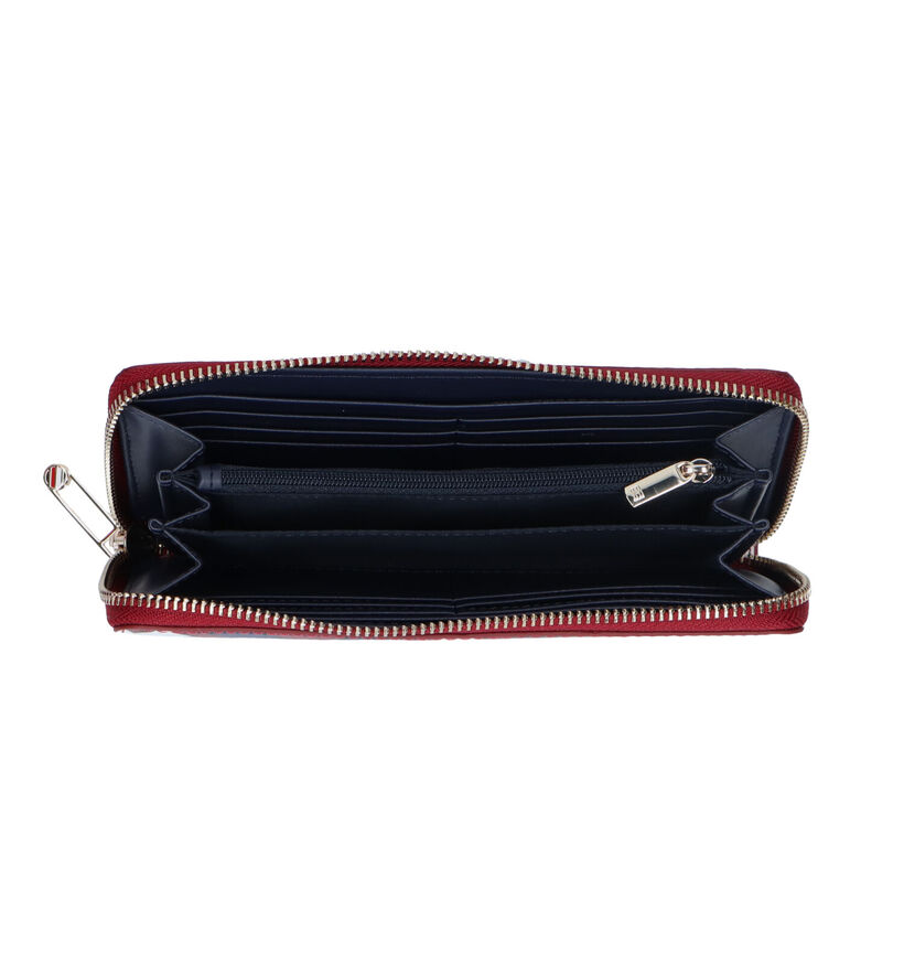 Tommy Hilfiger Iconic Porte-monnaie zippé en Rouge pour femmes (321542)