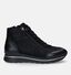 Solemade Ruby 77 Zwarte Sneakers Met Sleehak voor dames (331667) - geschikt voor steunzolen