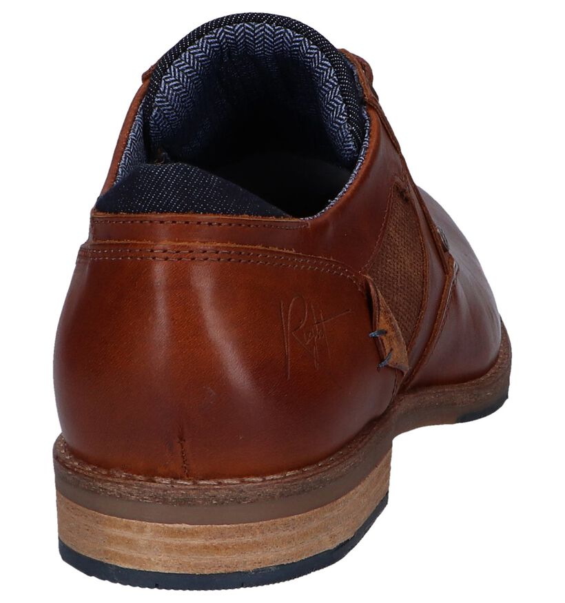 Bullboxer Cognac Geklede Veterschoenen in leer (265983)