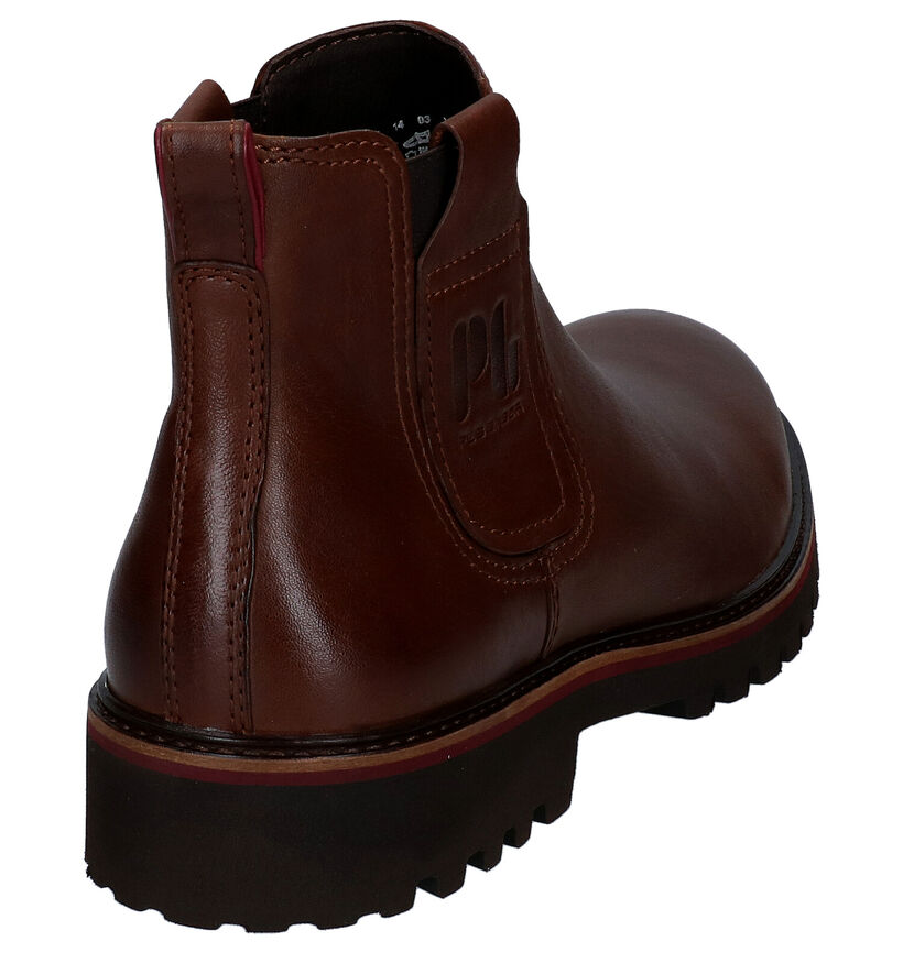 Pius Gabor Bruine Chelsea Boots in leer (296648)