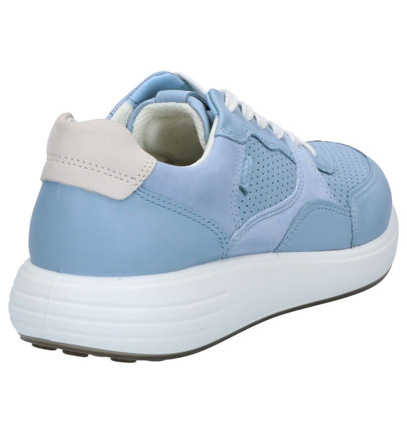 Ecco Soft 7 Baskets en Blanc en cuir (270010)