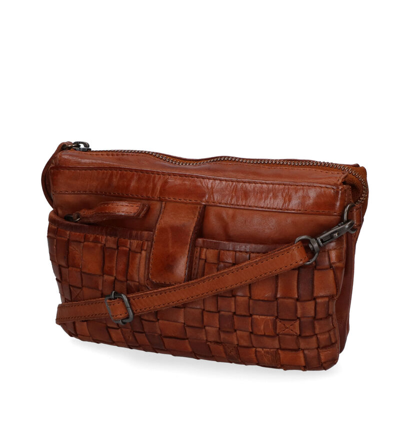 Bear Design Cognac Crossbody Tas voor dames (329773)